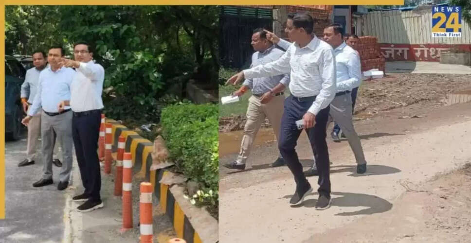 नोएडा प्राधिकरण के सीईओ की आकस्मिक निरीक्षण से तेजी से कार्यवाही