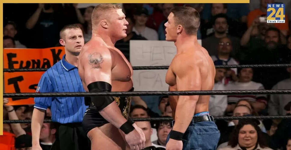 WWE में जॉन सीना और ब्रॉक लेसनर का ऐतिहासिक मुकाबला: Wrestlepalooza की वापसी