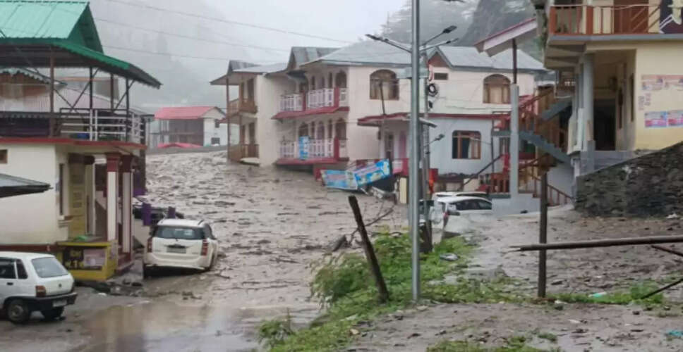 उत्तरकाशी में बादल फटने से आई बाढ़, चार लोगों की मौत