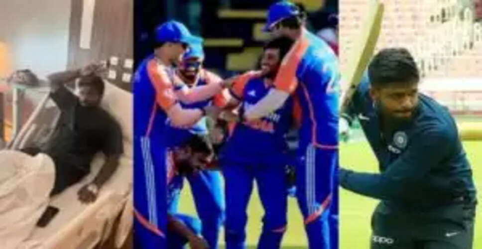 संजू सैमसन की अद्भुत मेहनत, अस्पताल से सीधे क्रिकेट मैदान तक