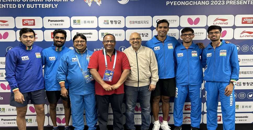 भारतीय पुरुष टीम को एशियाई टीटी चैंपियनशिप में मिला कांस्य पदक
