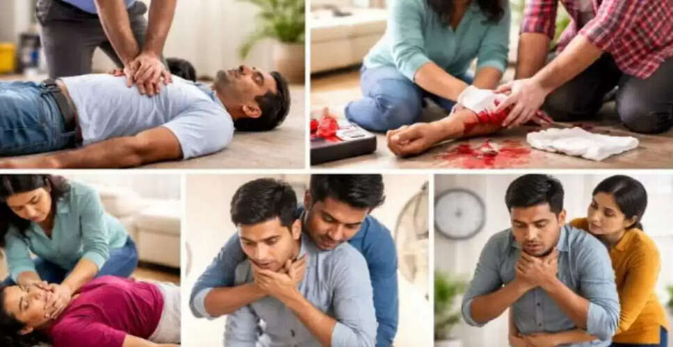 आपातकालीन स्थिति में जीवन बचाने के लिए आवश्यक प्राथमिक सहायता तकनीकें