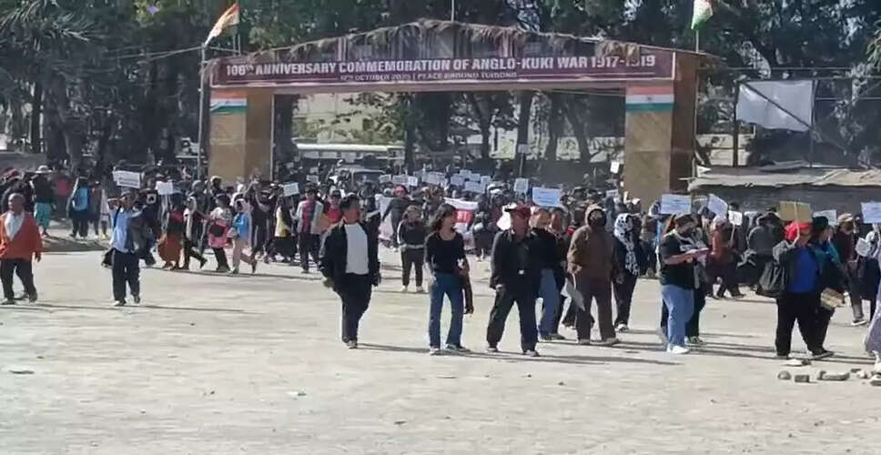 मणिपुर में कुकी-जो परिषद का विशाल रैली, राजनीतिक समाधान की मांग