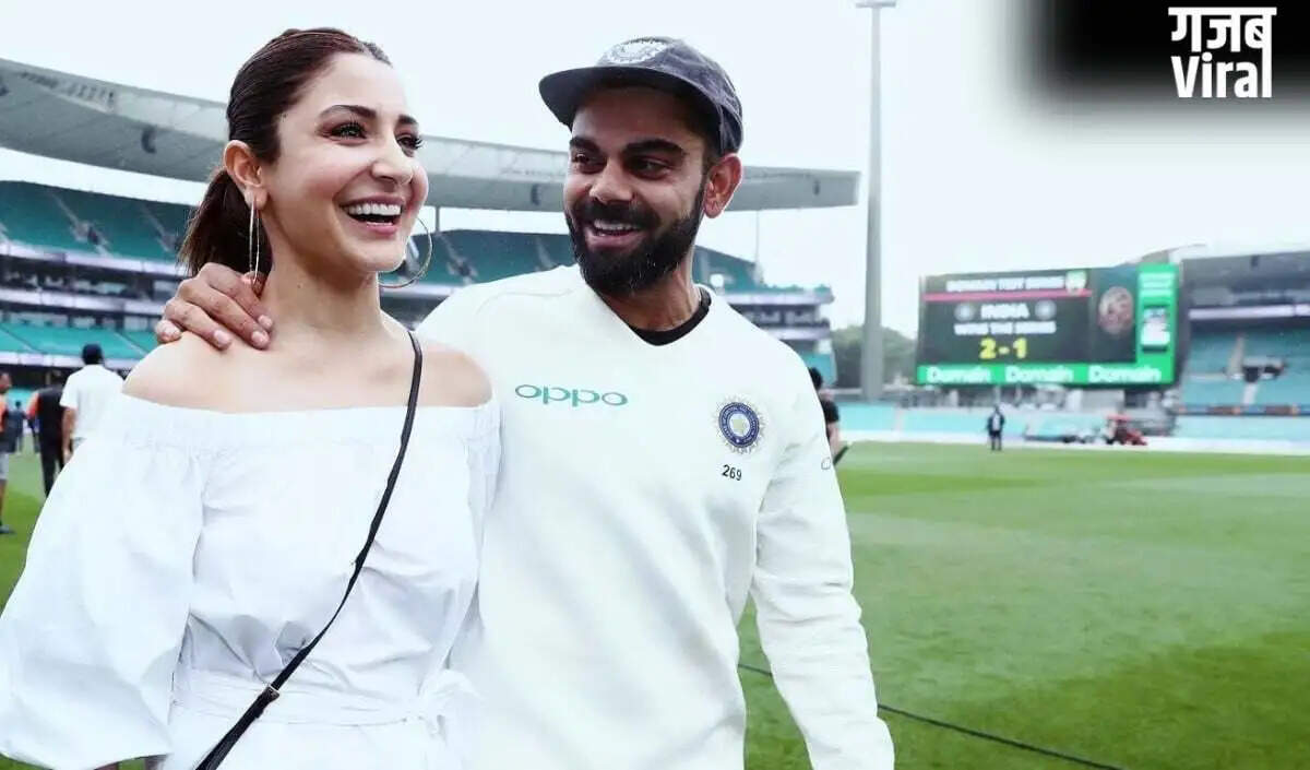 विराट कोहली और अनुष्का शर्मा ने वृंदावन में लिया संत का आशीर्वाद