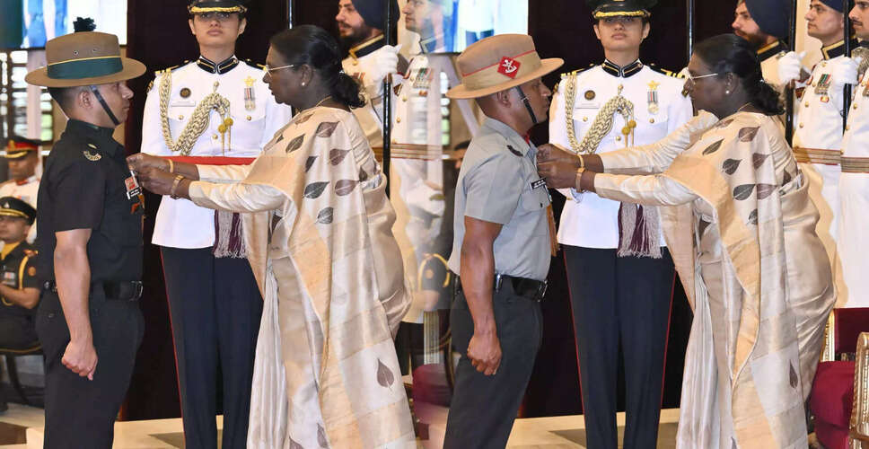 असम के सैनिकों को मिला शौर्य चक्र, राष्ट्रपति ने किया सम्मानित