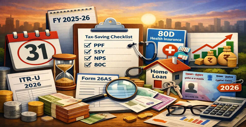 2025-26 वित्तीय वर्ष के अंत से पहले महत्वपूर्ण कर संबंधी कार्य
