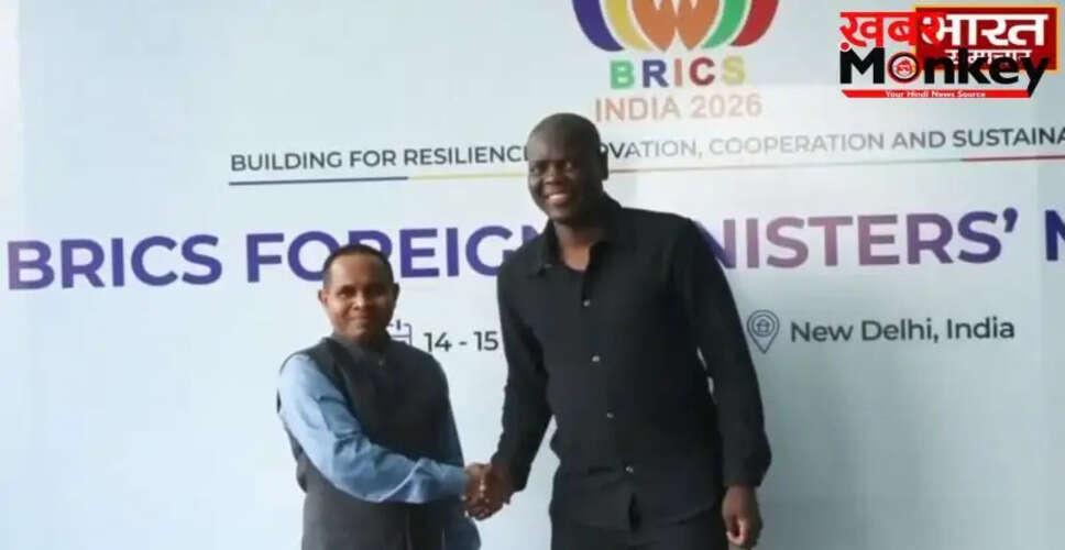 नई दिल्ली में BRICS विदेश मंत्रियों की बैठक की शुरुआत