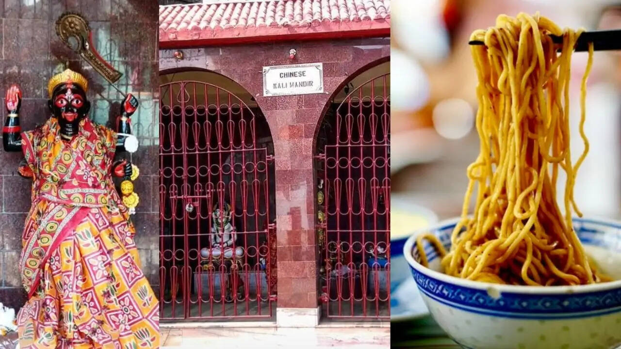 कोलकाता के चाइनीज काली मंदिर में नूडल्स का अनोखा प्रसाद