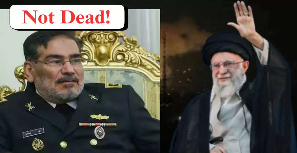 Ali Shamkhani: Iranian Leader Reportedly Alive After Airstrikes