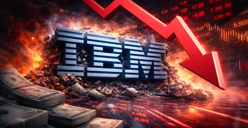 IBM के शेयरों में भारी गिरावट, एआई स्टार्टअप Anthropic के कदम से प्रभावित