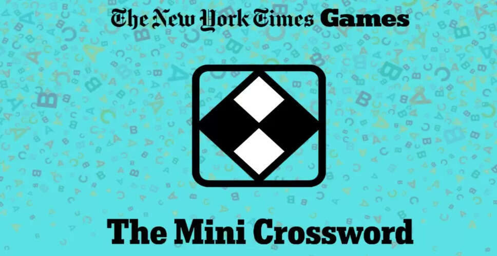 NYT Mini Crossword Solutions and Clues for June 16, 2025