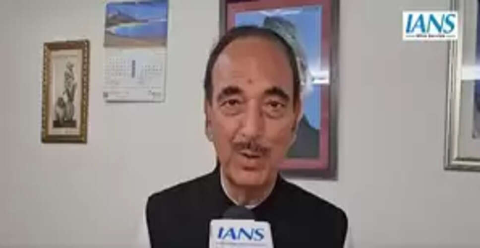 जम्मू-कश्मीर में चुनाव को लेकर दुख भी है और खुशी भी : गुलाम नबी आजाद