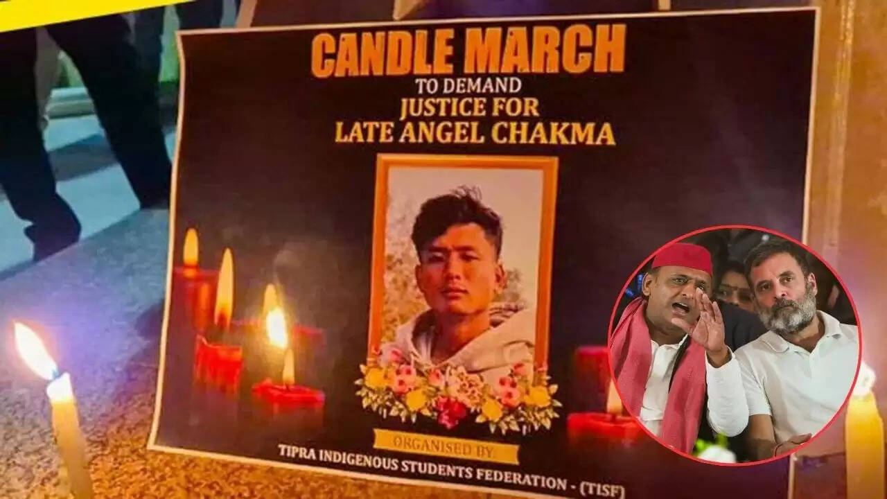 एंजेल चकमा की हत्या पर राहुल और अखिलेश का गहरा दुख