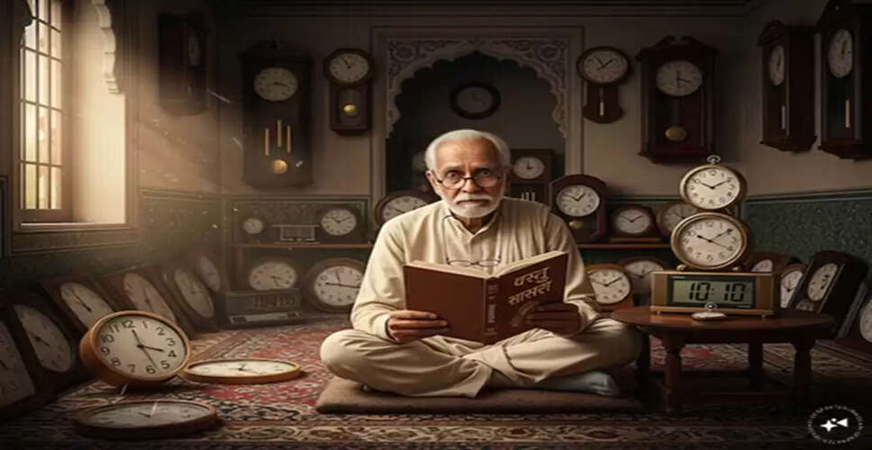 घरों में घड़ियों के लिए वास्तु टिप्स: सही दिशा और संख्या का महत्व