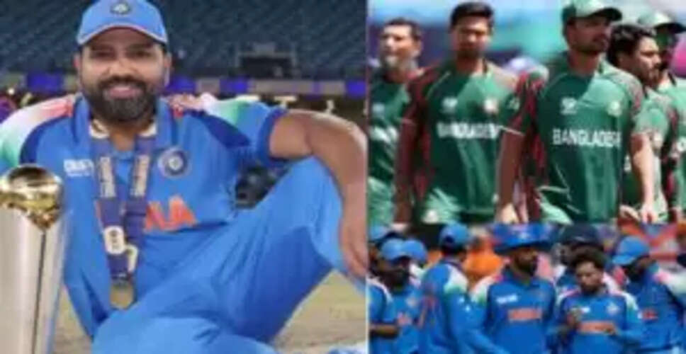 भारत और बांग्लादेश के बीच ODI सीरीज का शेड्यूल जारी, रोहित शर्मा की कप्तानी में 16 खिलाड़ी ढाका जाएंगे