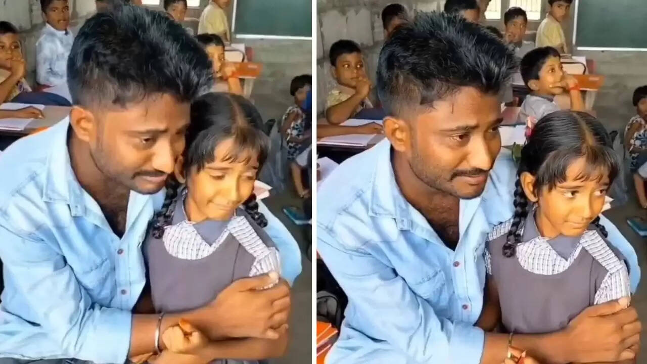 पिता की ममता का वायरल वीडियो: क्लासरूम में भावुक कर देने वाला पल