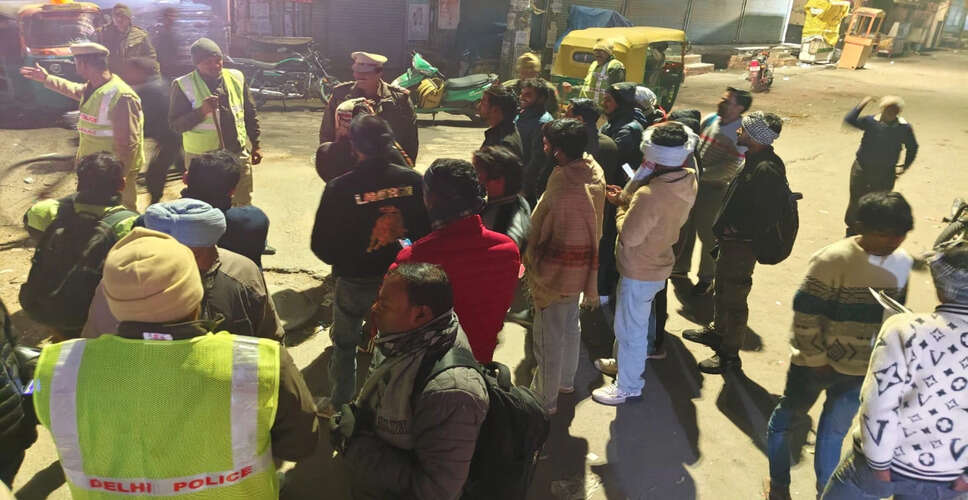 दिल्ली में नए साल के जश्न से पहले पुलिस का बड़ा अभियान
