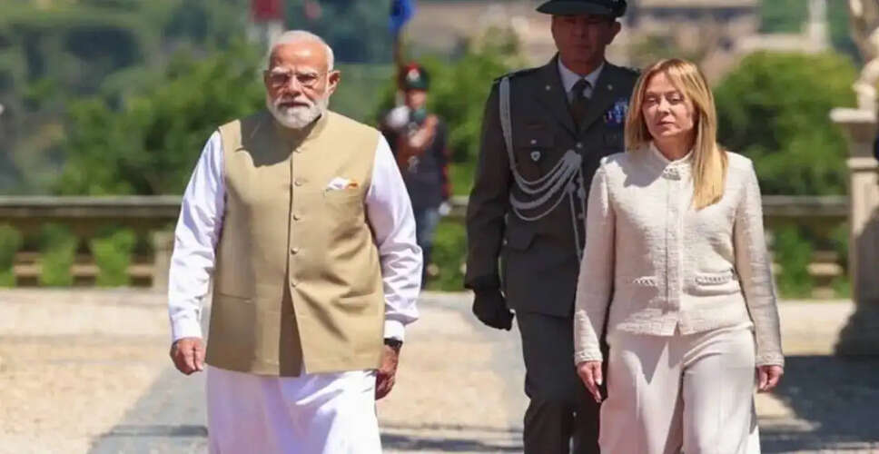 भारत-इटली के बीच विशेष रणनीतिक साझेदारी की घोषणा