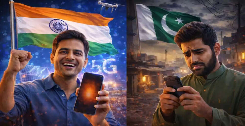 भारत की 5G प्रगति और पाकिस्तान की धीमी गति: एक तुलना