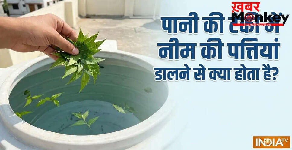 पानी की टंकी में नीम की पत्तियां डालने के फायदे