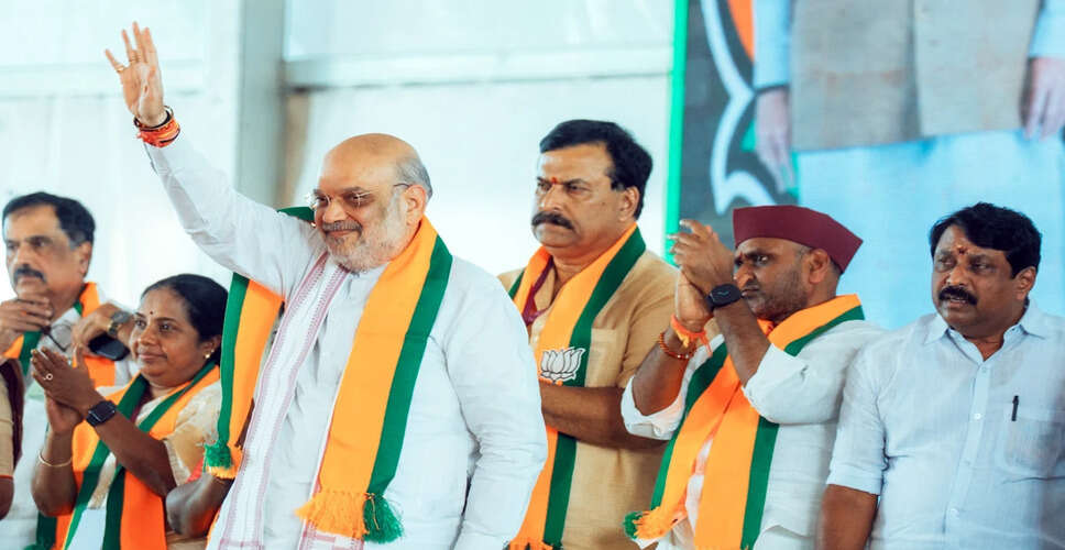 अमित शाह ने मदुरै में 2026 विधानसभा चुनावों के लिए भाजपा की तैयारी का आह्वान किया