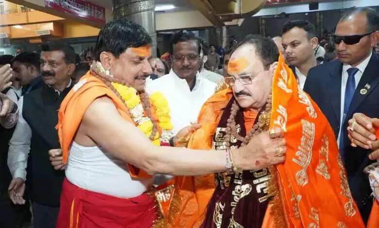 केंद्रीय स्वास्थ्य मंत्री जेपी नड्डा ने उज्जैन में हेरिटेज होटल का दौरा किया