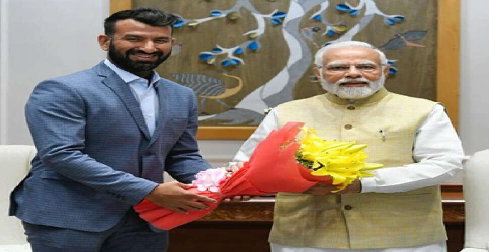 प्रधानमंत्री मोदी ने चेतेश्वर पुजारा की क्रिकेट यात्रा की सराहना की