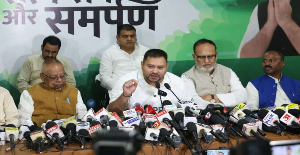 तेजस्वी यादव ने बिहारवासियों को दी दिवाली की शुभकामनाएं, बदलाव का किया संकल्प