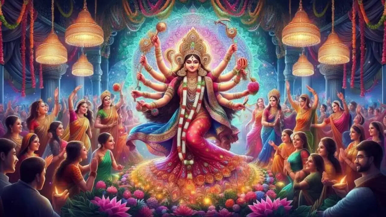 नवरात्रि का उत्सव: गरबा की धूम और सांस्कृतिक कार्यक्रम