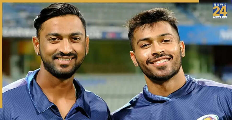 हार्दिक और क्रुणाल पांड्या: अपने कोच को दी गई श्रद्धांजलि