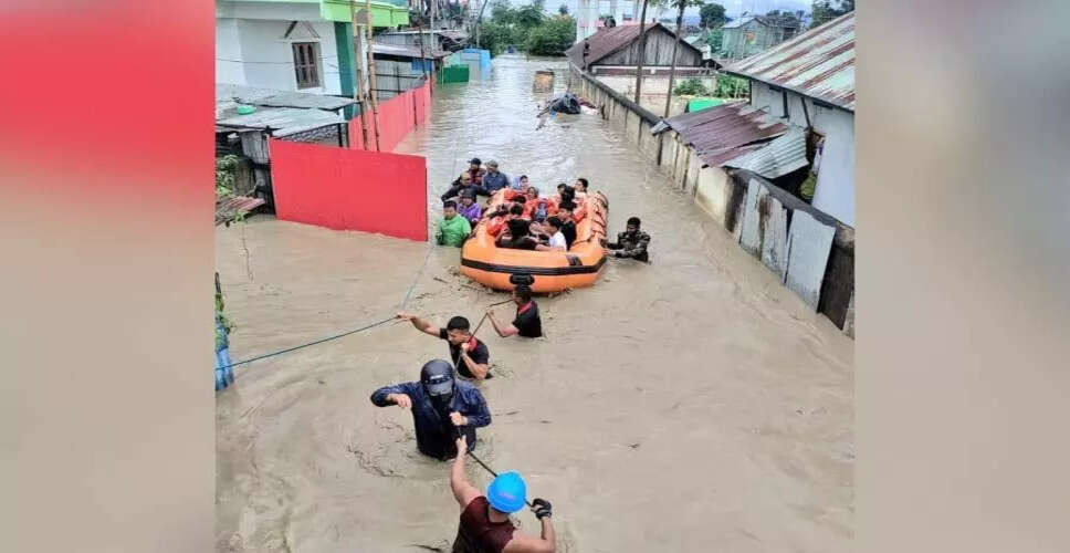 मणिपुर में बाढ़ राहत कार्य: भारतीय सेना ने 800 नागरिकों को बचाया