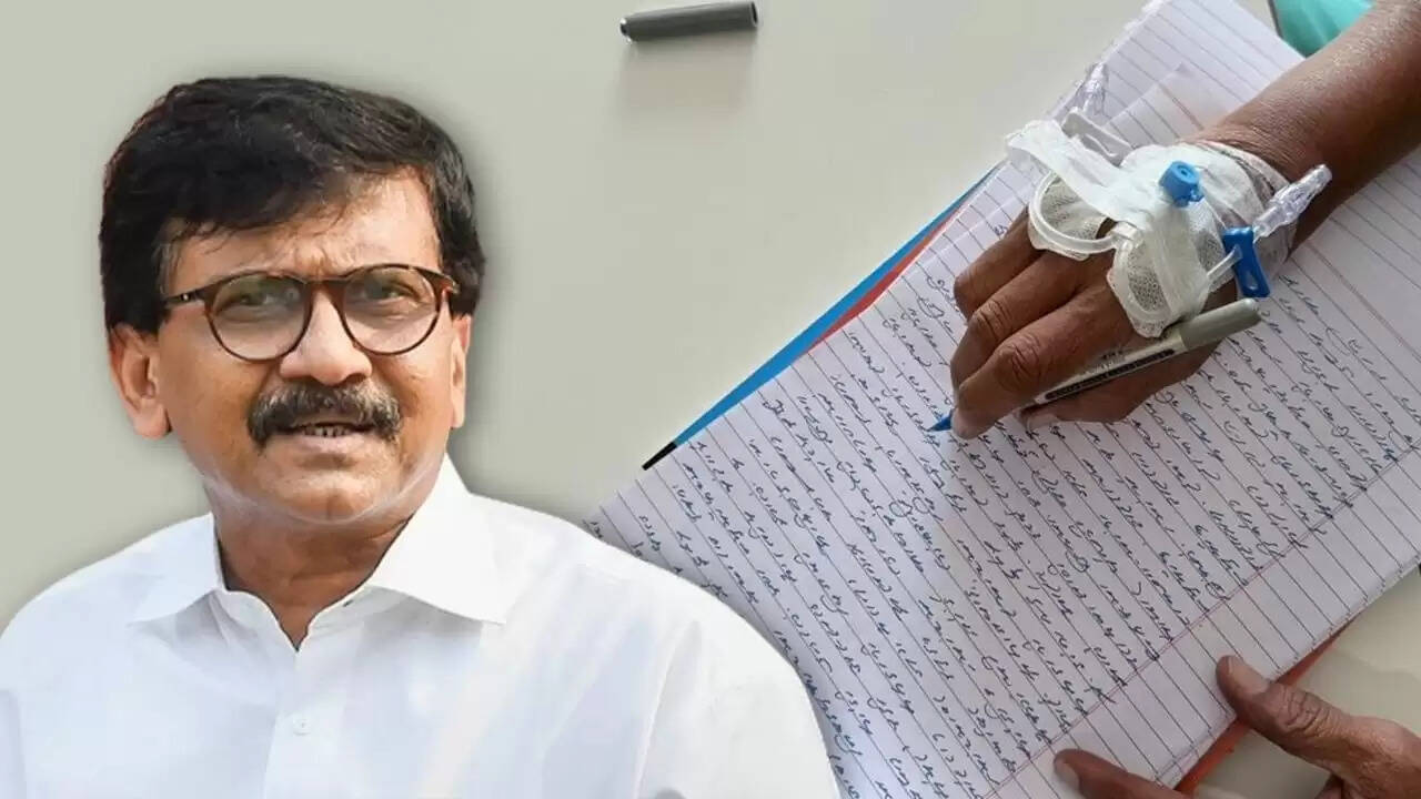 संजय राउत की स्वास्थ्य स्थिति: अस्पताल में भर्ती, सोशल मीडिया पर साझा की तस्वीर