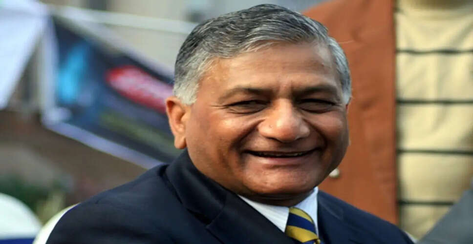 जनरल वी.के. सिंह का 74वां जन्मदिन: एक बहुमुखी नेता की कहानी