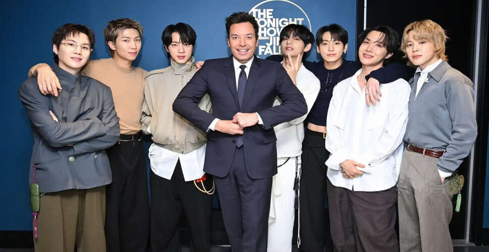 BTS की वापसी: The Tonight Show पर खास प्रदर्शन की तैयारी