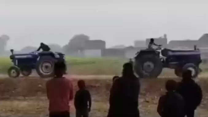बुलंदशहर में ट्रैक्टर स्टंट के दौरान युवक की मौत, वीडियो हुआ वायरल
