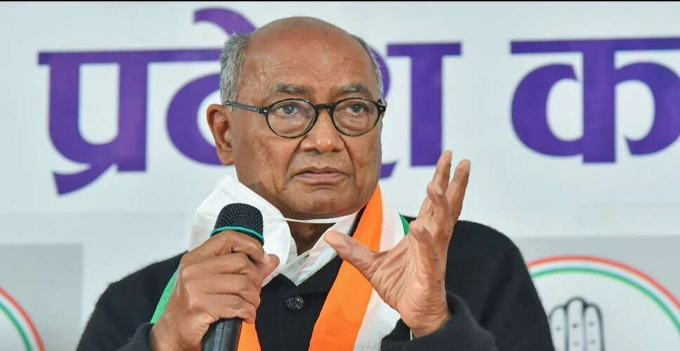 दिग्विजय सिंह ने मुंगावली थाना प्रभारी के खिलाफ उठाई आवाज़