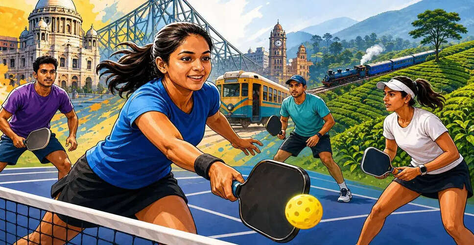 पश्चिम बंगाल में पिकलबॉल का तेजी से बढ़ता हुआ विकास