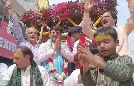 श्री बालाजी शोभायात्रा का भव्य शुभारंभ मुजफ्फरनगर में