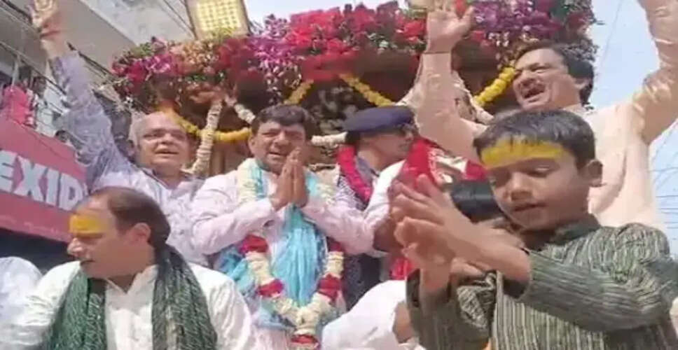 श्री बालाजी शोभायात्रा का भव्य शुभारंभ मुजफ्फरनगर में