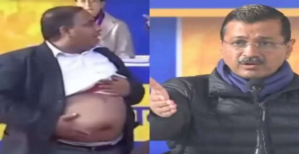 केजरीवाल की प्रेस कॉन्फ्रेंस में स्वास्थ्य व्यवस्था पर सवाल उठाने वाला युवक