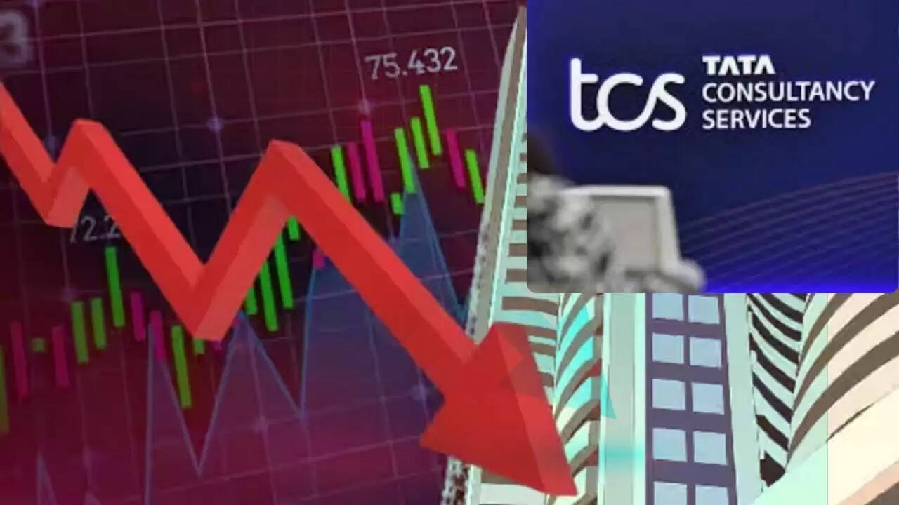 भारती एयरटेल और टीसीएस के मार्केट कैप में भारी गिरावट