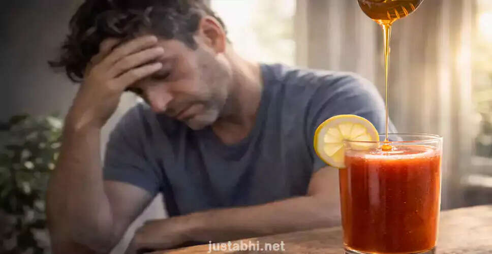 हैंगओवर से राहत पाने के लिए प्राकृतिक जूस का उपाय