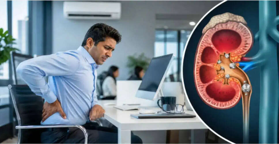 गर्मी में किडनी स्टोन से बचने के उपाय: ऑफिस में काम करने वालों के लिए चेतावनी