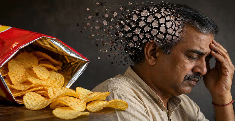 अल्ट्रा-प्रोसेस्ड खाद्य पदार्थों का मस्तिष्क स्वास्थ्य पर प्रभाव