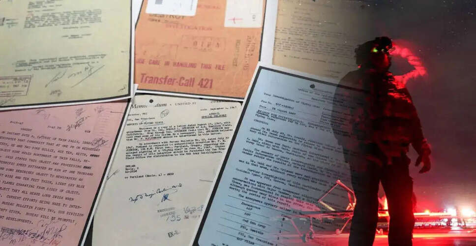 अमेरिकी सरकार ने UFO से जुड़े नए दस्तावेज़ जारी किए