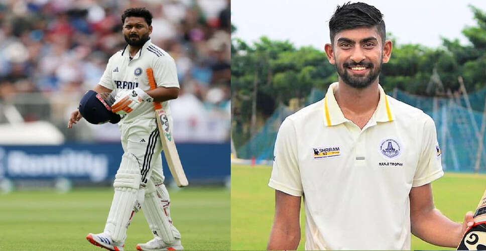 ऋषभ पंत की चोट से भारतीय टीम को बड़ा झटका, जगदीशन को मिली जगह