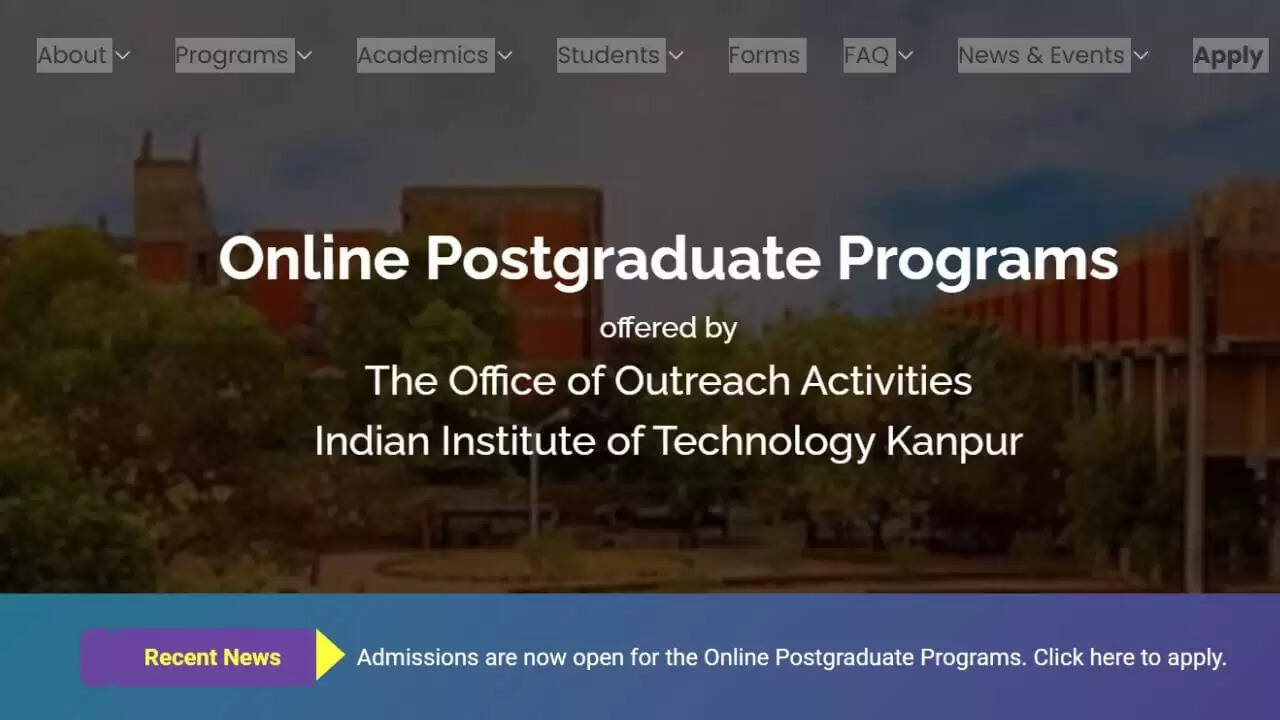 IIT कानपुर ने वर्किंग प्रोफेशनल्स के लिए ऑनलाइन MTech, MSc और PG डिप्लोमा कोर्स शुरू किए