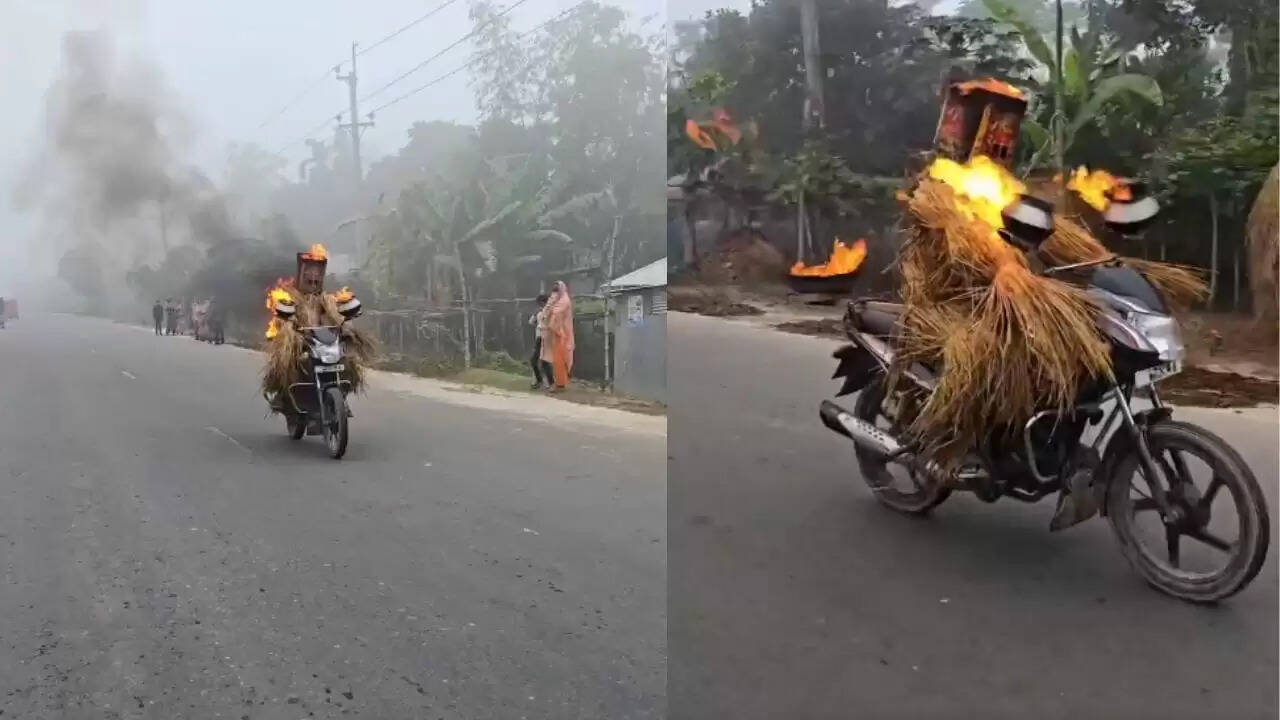 सोशल मीडिया पर खतरनाक स्टंट का वीडियो वायरल, लोगों ने की आलोचना