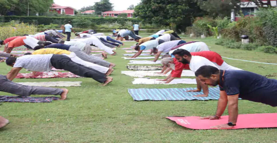 चित्रकूट में अंतरराष्ट्रीय योग दिवस की भव्य तैयारी