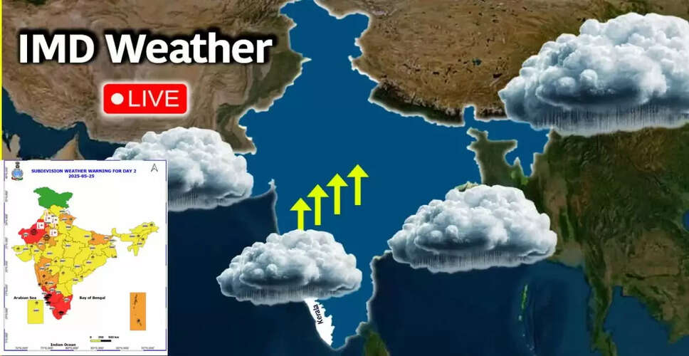 भारत में मौसम की स्थिति: बारिश और गर्मी का मिश्रण